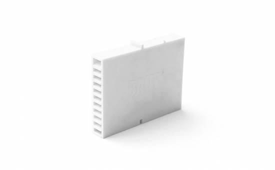 Вентиляционно-осушающая коробочка BAUT белая, 80*60*10 мм